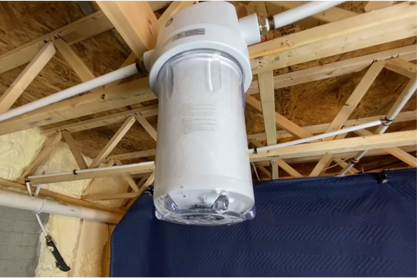 Whole-home water filtration system installed in a Fort Myers, FL home
